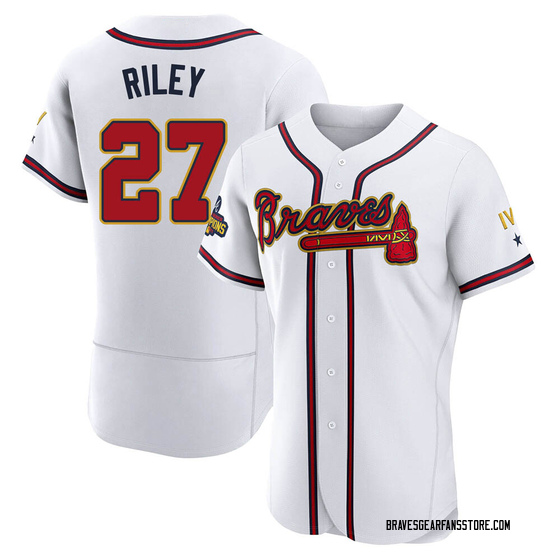 Austin Riley Youth Atlanta Braves Home Jersey - White Replica