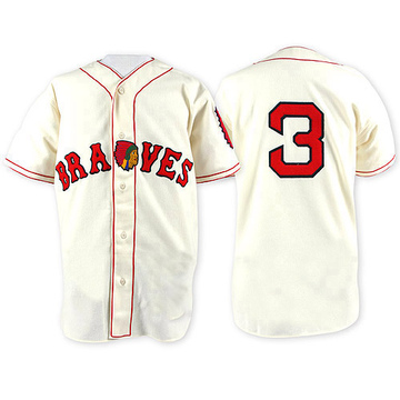 Kooy Babe Ruth #3 Boston Braves Baseball Jersey Men Cambodia