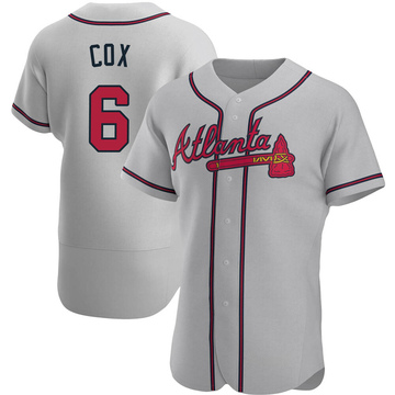 Majestic Atlanta Braves BOBBY COX 1995 World Series Baseball Jersey WH –