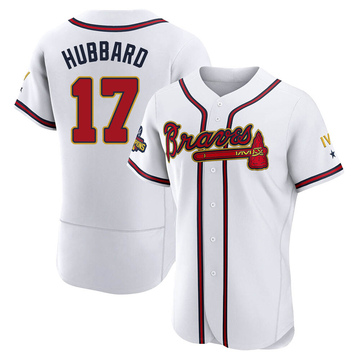 Glenn Hubbard Men's Atlanta Braves Home Jersey - White Authentic