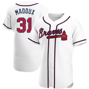 Greg Maddux Atlanta Braves Men's Navy Backer T-Shirt 