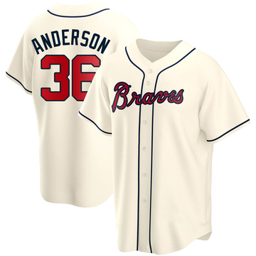 Ian Anderson Atlanta Braves Youth Navy Backer T-Shirt 