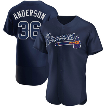 Atlanta Braves Jersey, Ian Anderson 36 Cooperstown White Throwback Home  Jersey - Dingeas