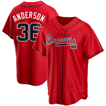 Atlanta Braves Jersey, Ian Anderson 36 Cooperstown White Throwback Home  Jersey - Dingeas