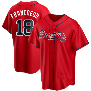 Buy Jeff Francoeur Atlanta Braves Youth Name and Number T-Shirt (Small)  Online at Low Prices in India 