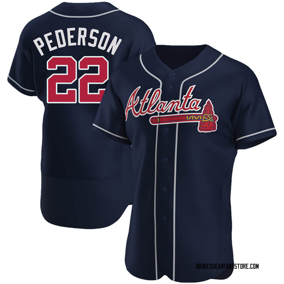 Joc Pederson Makes an Impact with Atlanta Braves #22 Navy Jersey