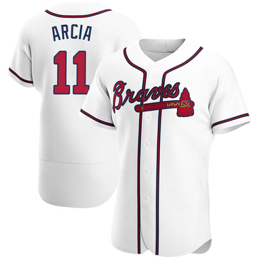 Orlando Arcia Atlanta Braves Youth Navy Backer T-Shirt 