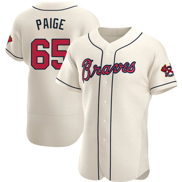 Satchel Paige Women's Atlanta Braves Alternate Jersey - Red Authentic