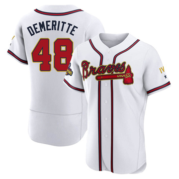 Travis Demeritte Jersey, Authentic Braves Travis Demeritte Jerseys