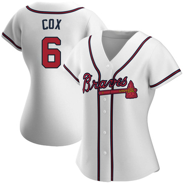 Majestic Atlanta Braves BOBBY COX 1995 World Series Baseball Jersey WH –