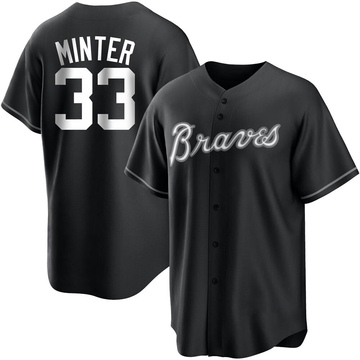 A.J. Minter Women's Nike White Atlanta Braves Home Replica Custom Jersey Size: Large