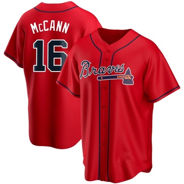 Brian McCann Women's Atlanta Braves White 2022 Program Jersey - Gold Replica