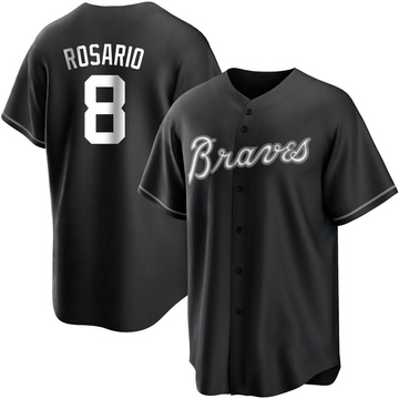 Eddie Rosario 8 Atlanta Braves Jersey, Alternate Player Jersey - Navy -  Dingeas