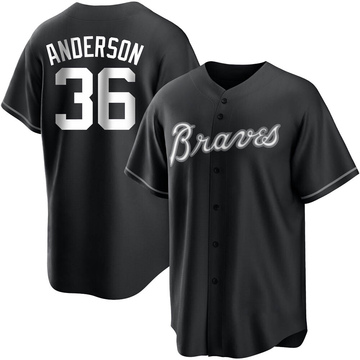 Atlanta Braves Jersey, Ian Anderson 36 Cooperstown White Throwback Home  Jersey - Dingeas